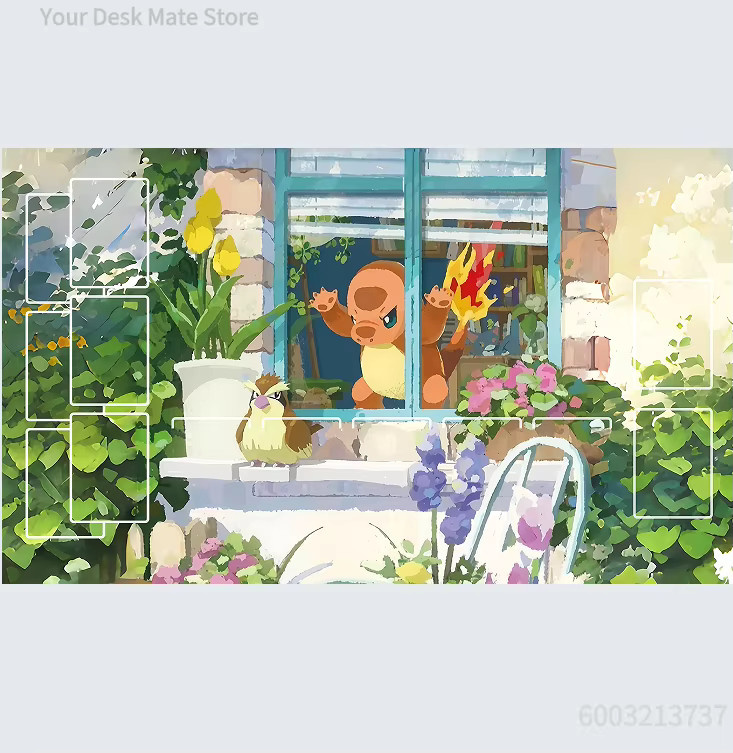 Potdemiel Pokémon Spielmatte, Gummi, Bunt / Mehrfarbig - Bild 2
