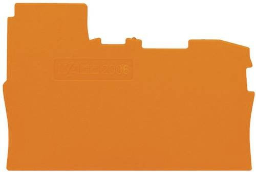 WAGO 2006-7192 Abschluss- und Trennplatte in Orange - Bild 1