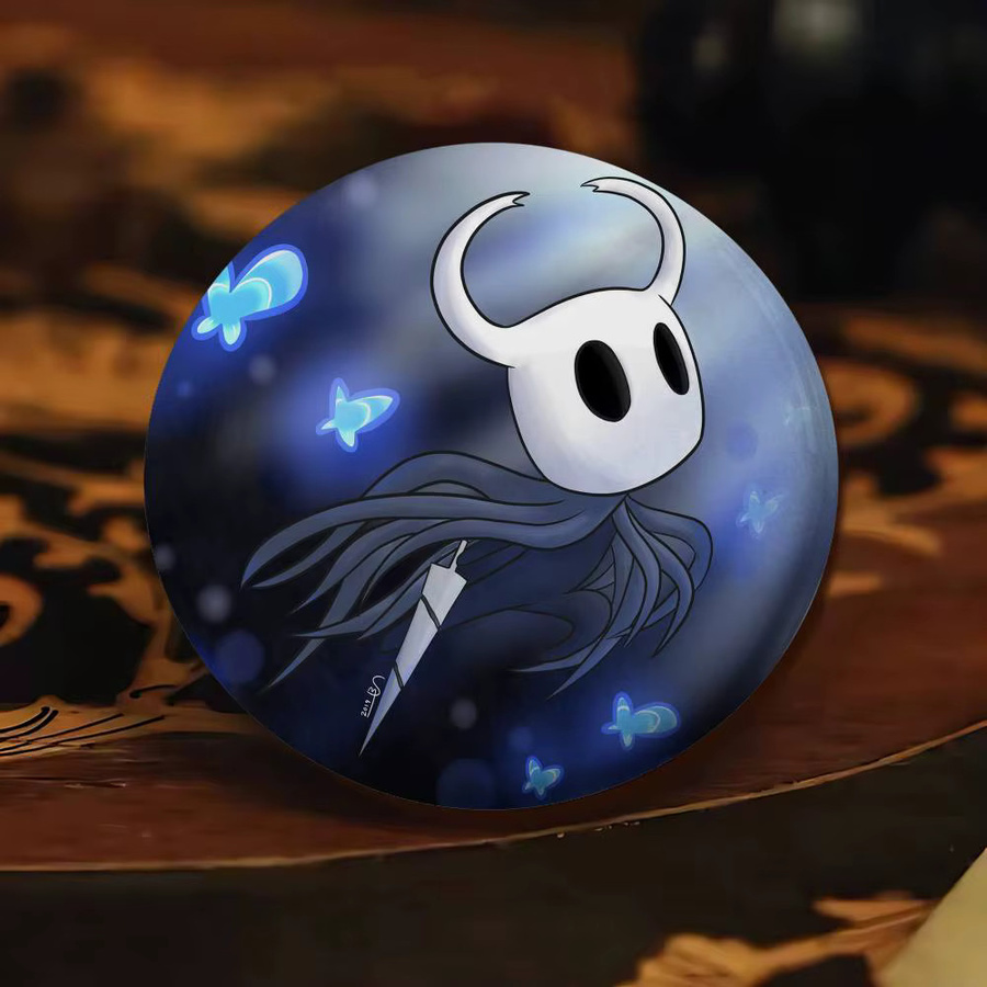 52TOYS Hollow K-Knight Cartoon-Abzeichen, Fantasy, multicolour, round - Bild 3