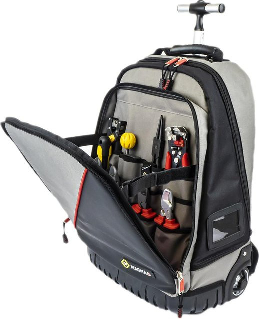 C.K Tools Werkzeugrucksack mit Rädern Plus MA2654, Grau, B/T/H: 55 x 38 x 24 cm - Bild 1