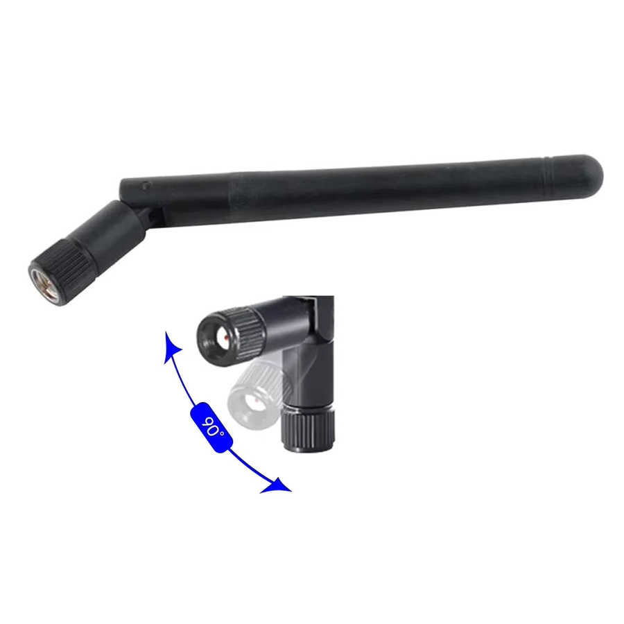 10er Set RCmall Dual Band Antennen 2,4G 5,8G mit 3dBi Verstärkung und SMA oder RP-SMA Stecker in Schwarz, Länge: 11 cm - Bild 2