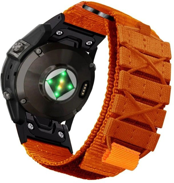 Quick Fit Uhrenarmband Nylon, orange, Unisex - Bild 1