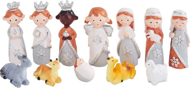 VBS Krippenfiguren für die Weihnachtsdekoration in Mehrfarbig - Bild 1