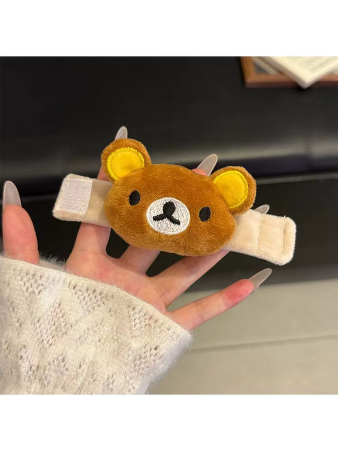 Bandai Rilakkuma Plüschbär Schlüsselanhänger, Braun - Bild 4