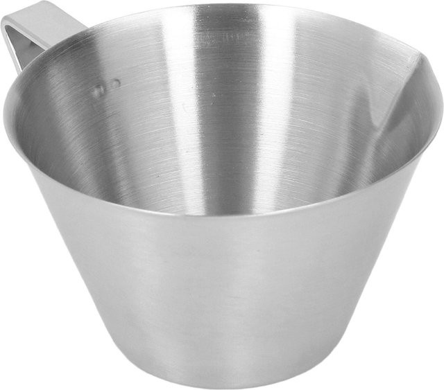Messbecher aus Edelstahl von mfySpace mit Skala, 100 ml, Farbe Silber/Grau - Bild 1