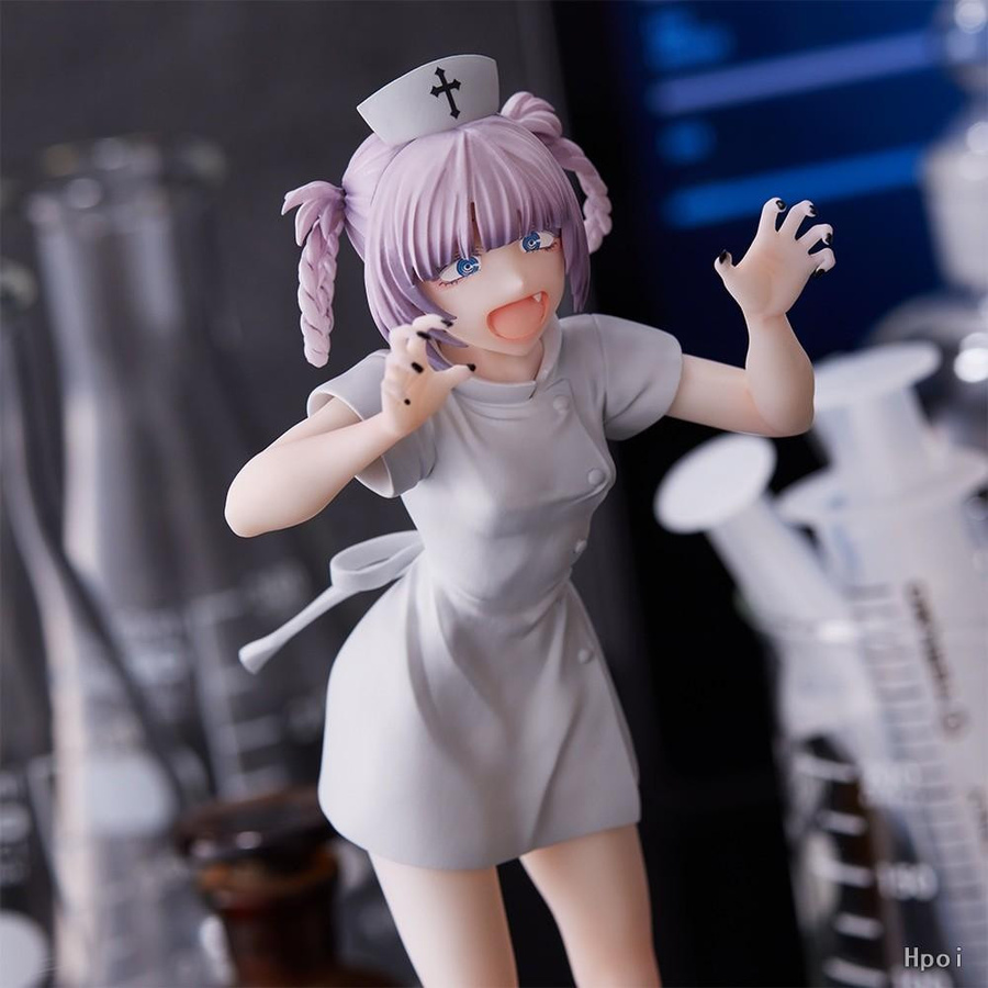MIFEN Call of the Night Nanakusa Nazuna Figur Weißes Krankenschwestern-Kleid PVC 18cm - Bild 3