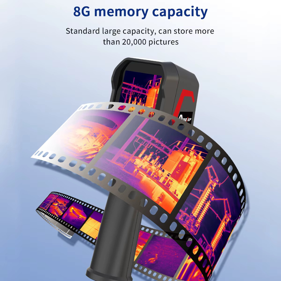 TOOLTOP ET693C Industrielle Wärmebildkamera in Schwarz für Foto- und Videoaufnahmen mit 1080P Sichtbarem Licht zur elektrischen Inspektion - Bild 5