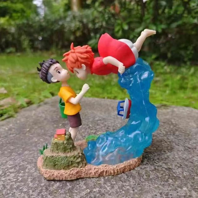 Bandai Ponyo, Anime-Actionfigur, Einzelfigur, Kunststoff - Bild 1