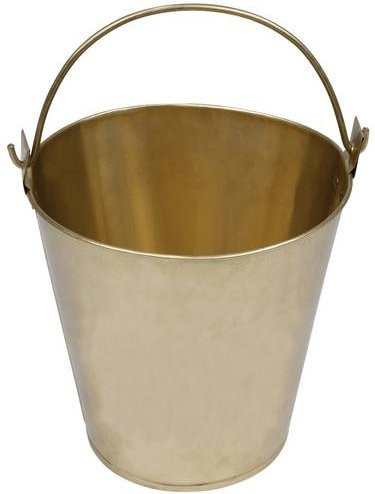 KS Tools Funkenfreier Eimer aus Messing in Gold, 10 l - Bild 1