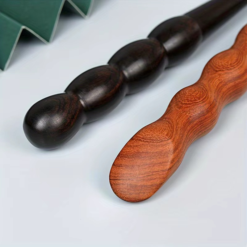 Sandelholz Gesichtsmassage Stick, Massage Werkzeug für Gesicht, Körper und Füße - Bild 2