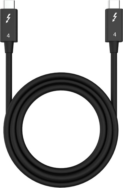 Sitecom Thunderbolt 4 USB-C Datenkabel in Schwarz und Grau, Länge: 0,8 m - Bild 1
