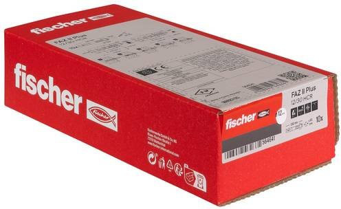 Fischer FAZ II Plus HCR Bolzenanker aus Edelstahl, Durchmesser: 12 mm, Länge: 130 mm, 10 Stück - Bild 1