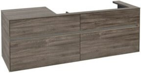 Villeroy & Boch Waschtischunterschrank Collaro in Eiche matt mit LED-Beleuchtung und internen Schubladen, B/T/H: 160 x 54,8 x 50 cm - Bild 1