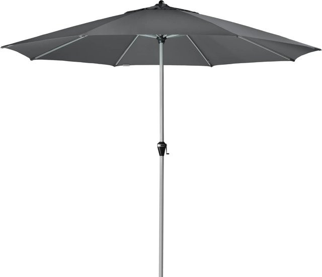 Doppler Marktschirm Active mit Kurbelmechanik in Anthrazit, Durchmesser: 380 cm - Bild 1