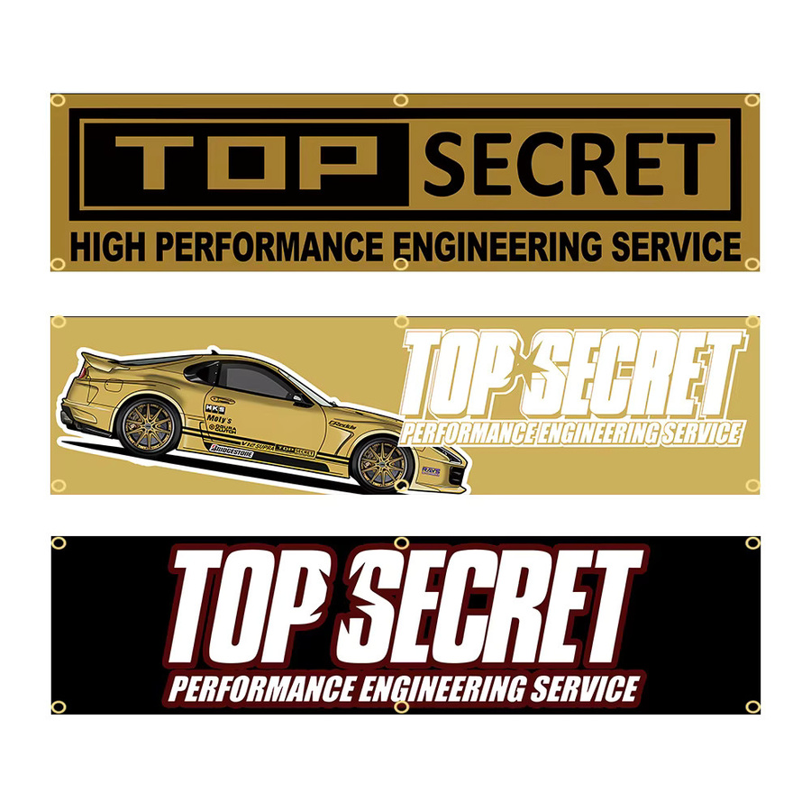 TOP SECRETs Wandteppich Banner aus Polyester in Multicolour, B/H: 60 x 240 cm - Bild 2