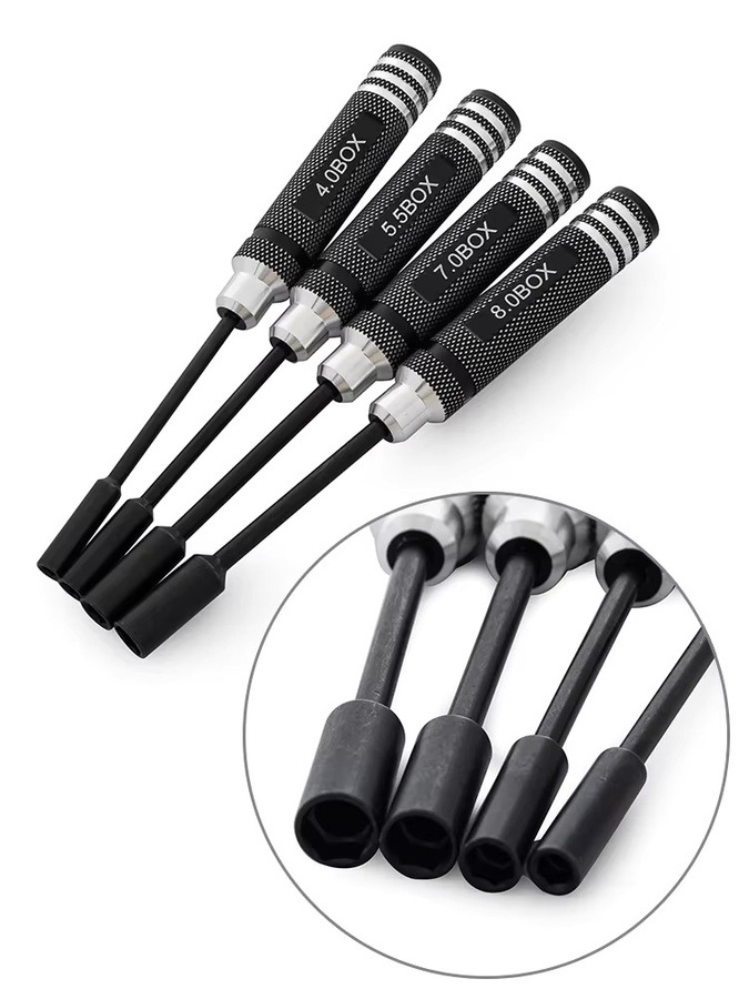 MALOM RC Reparatur-Werkzeugset, Metall, Schwarz - Bild 5