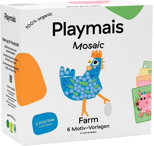 Playmais Mosaic Farm Buntes Mosaik-Set - Bild 1