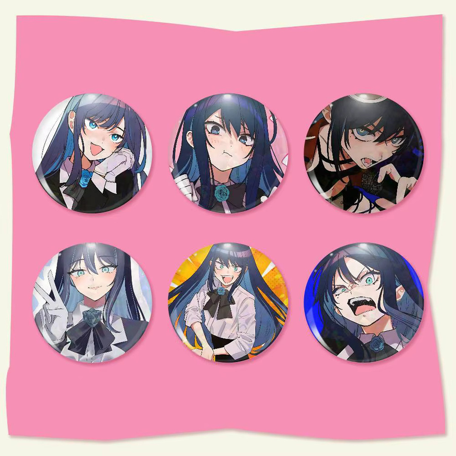 AdoS Brosche, Anime Snap-in Pins, Cartoon Charakter - Bild 2