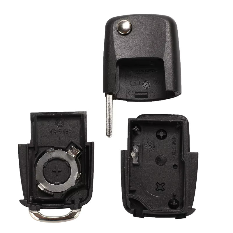 Jingyuqin 4-Tasten-Fernbedienung für Autoschlüssel in Schwarz, 315 MHz, ID48, passend für VW Beetle, Golf, Passat und Jetta (2000–2006) - Bild 4