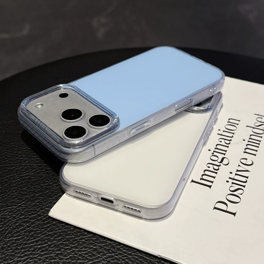Stoßfeste Handyhülle in Candy-Farben für iPhone 11 bis iPhone 17 Pro Max, harte Rückseite in Multicolour - Bild 1