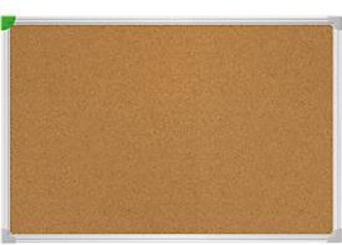 Franken Korktafel U-Act! Linie in Braun mit Aluminiumrahmen zur Wandmontage im Hoch- und Querformat, B: 80 cm, H: 120 cm - Bild 1