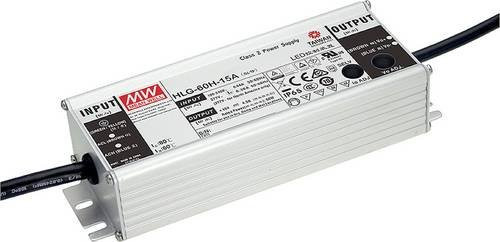 MEAN WELL LED-Treiber IP67 Konstantspannung 24 V/DC 60W 2.5A für Outdoor-Anwendungen - Bild 1