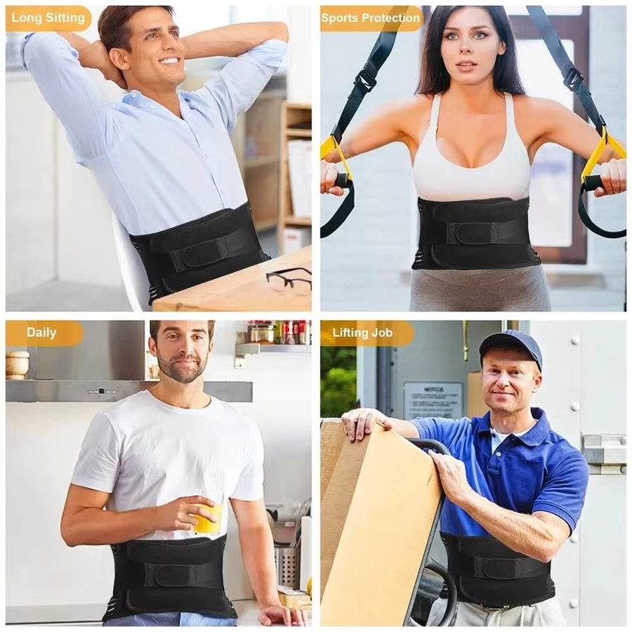 monclique Orthopädische Taille Lenden Unterstützung, Unisex - Bild 4