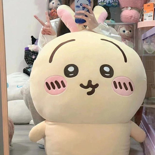 Chiikawa Hachiware Usagi Momonga, Umarmungskissen, Plüsch / Textil - Bild 1