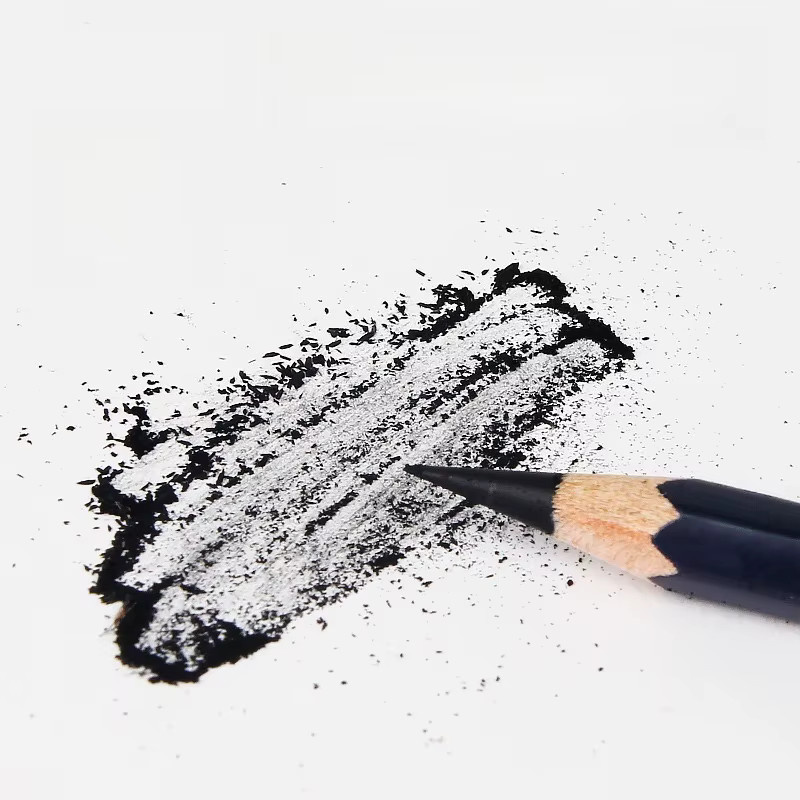 SAKURA Professionelles Holzkohle-Bleistift-Set mit 12 farbigen Graphitstiften in weich, mittel und hart für Künstler und Studenten - Bild 3