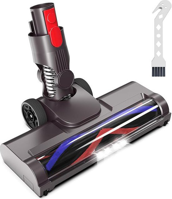 Dyson Ersatz-Staubsaugeraufsätze mit LED-Licht und V-förmiger Turbo-Rollenbürste für V7 V8 V10 V11 V15 - Bild 1