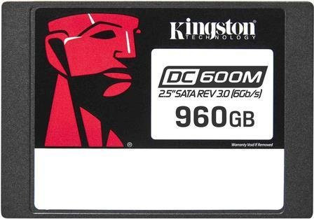 Kingston DC600M Mixed Use SSD, 960 GB, intern, 2.5 Zoll, SATA 6Gb/s, Schwarz - Bild 1