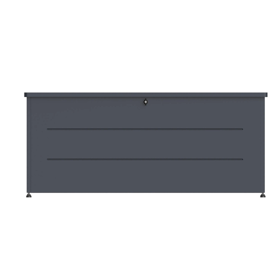 FM-SOLAR Auflagenbox Kissenbox Gartenbox aus Metall in Anthrazit, B/T/H: 180 x 70 x 79 cm - Bild 2