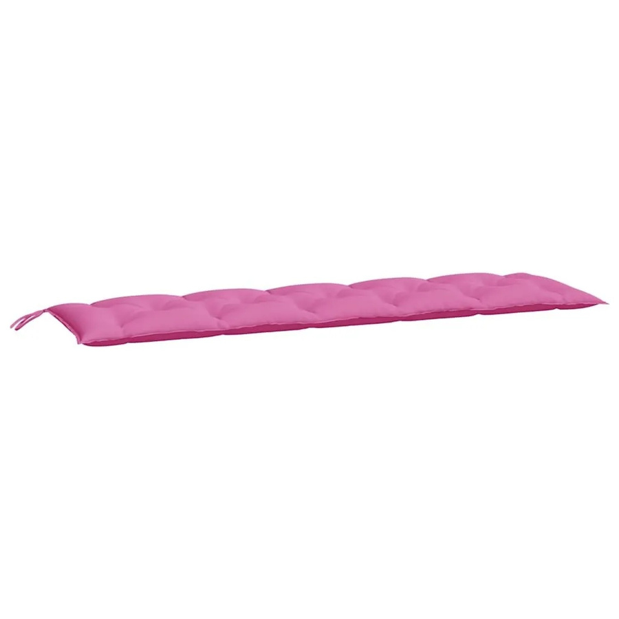 vidaXL Gartenbank-Auflagen 2er-Set aus wasserabweisendem Rosa Oxford-Gewebe - Bild 2