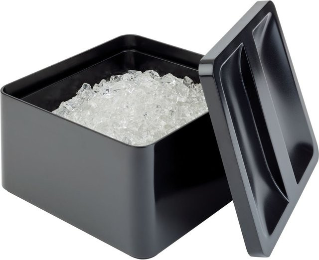 APS Eisbox mit Deckel, schwarz, 5,4 l, B: 27 cm, T: 27 cm, H: 15 cm - Bild 1