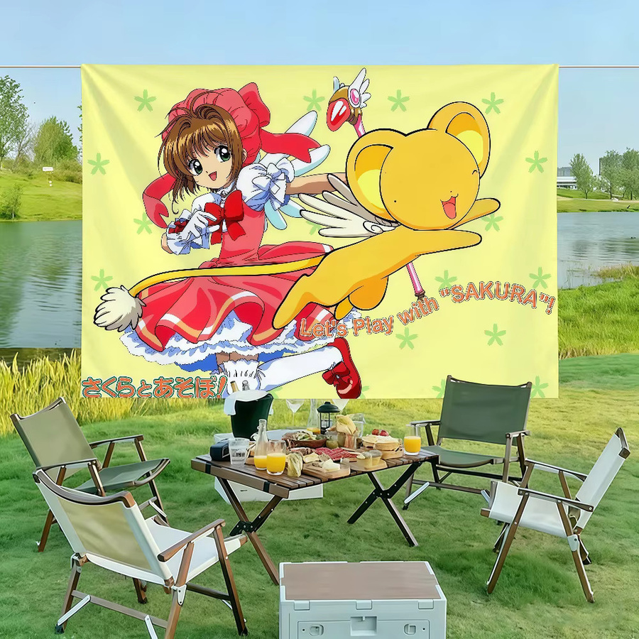 Warner Bros. Cardcaptor Sakura Anime Wandbanner Dekoration, Mehrfarbig, 40 x 40 cm - Bild 4
