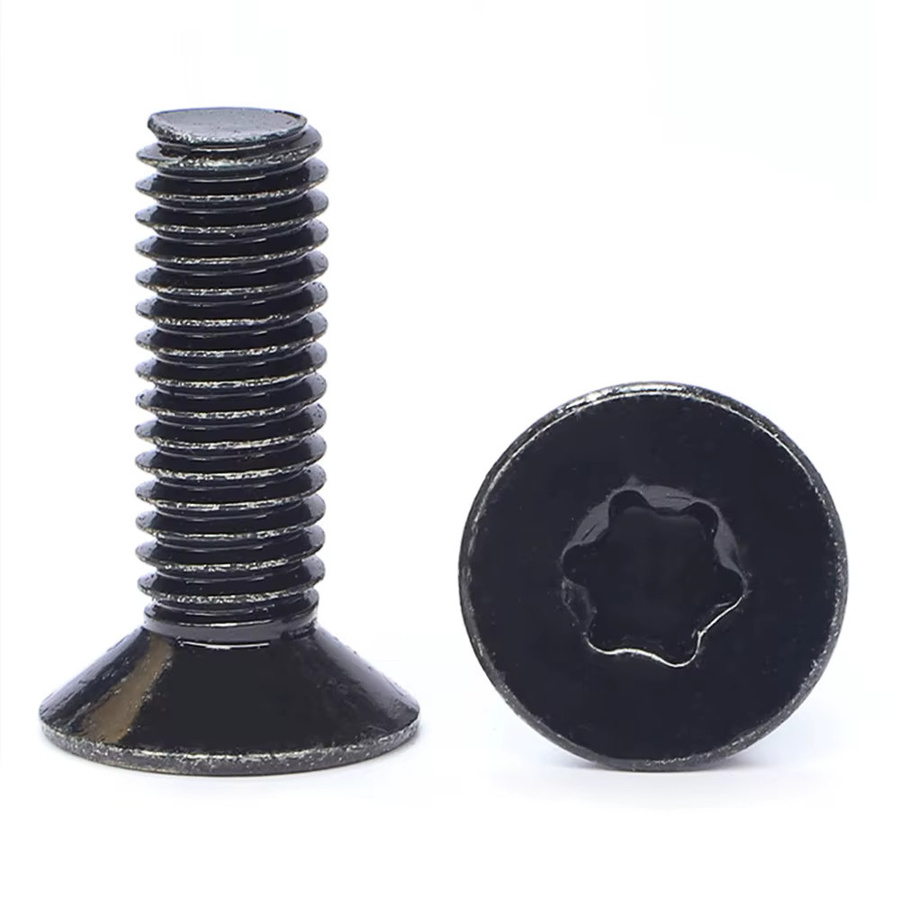 LUOTESI Senkkopfschrauben aus 304 Edelstahl mit Torx-Antrieb in Schwarz, M1.4 bis M8 - Bild 2