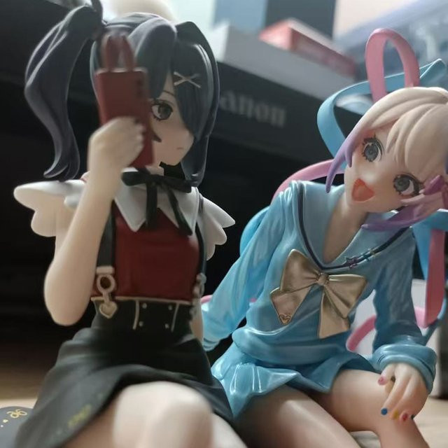 Bandai Needy Girl Overdose Sugar Sugar Chaotian Sauce Spielfigur, Sitzende Pose, 13cm - Bild 1