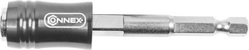 Connex 2 in 1 Bithalter mit 1/4 Zoll Sechskant in Schwarz - Bild 1