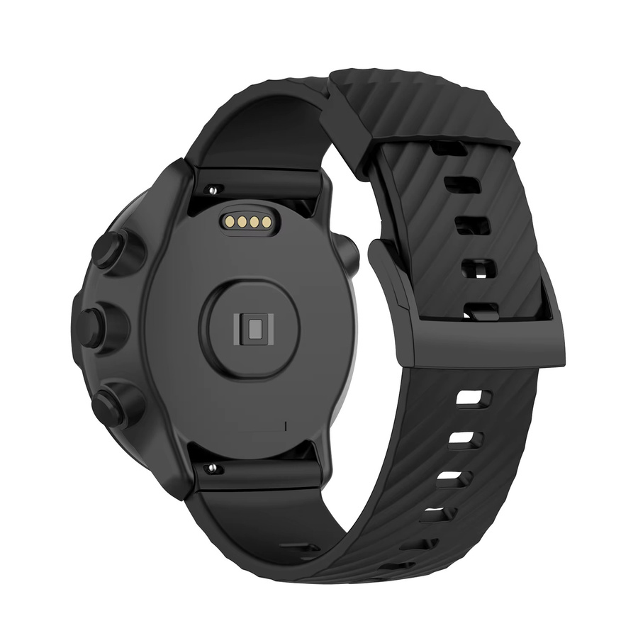BEYESER Uhrenarmband Silikon, 24 mm, Schwarz, Unisex - Bild 3