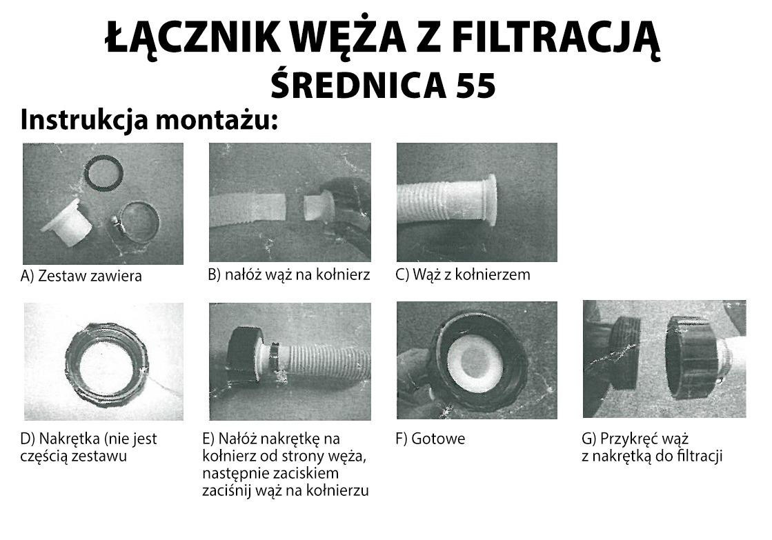 Super Merchant Schlauchverbinder mit Filter II aus Kunststoff, Durchmesser: 32 mm - Bild 2