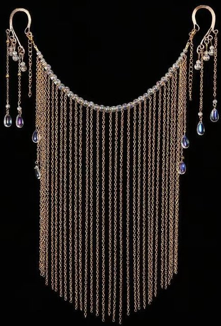 Kette Wassertropfen, black, Damen - Bild 1