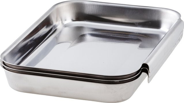 Genialo Panier-Set aus Edelstahl in Silber, 3-teilig, rechteckig - Bild 1