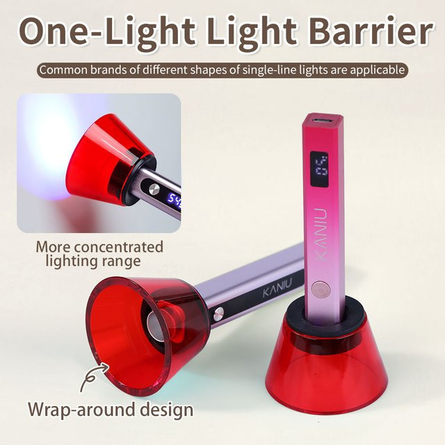 Kaniu UV-Lampen-Lichtblocker, kreisförmiger Gummiring mit 3D-Design, Unisex - Bild 1