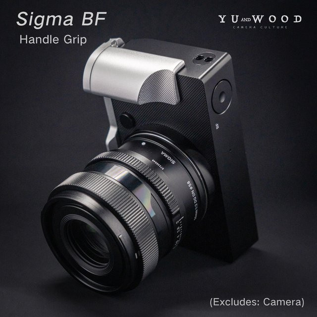 YUWOOD Metall-Handgriff für Sigma BF-Kamera, L-förmiger Daumengriff mit Schnellwechselplatten-Design in Silber - Bild 1