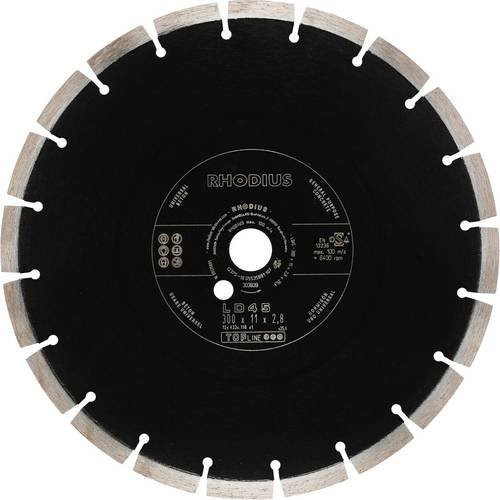 Rhodius LD45 303839 Diamanttrennscheibe für Beton in Schwarz - Bild 1