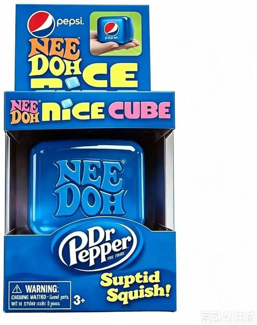 Needoh Suptid Würfel, Fidget Spielzeug, weich, Stressabbau - Bild 1