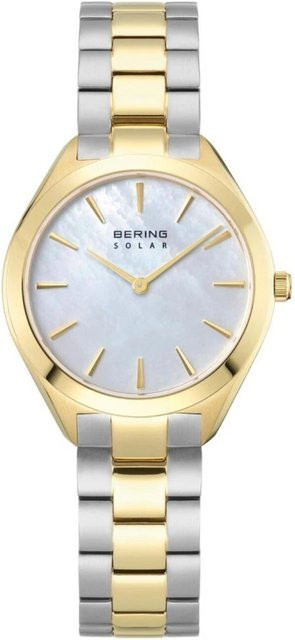 Bering Damenuhr, Solar, Edelstahl, Blau, 31 mm, 5 ATM - Bild 1