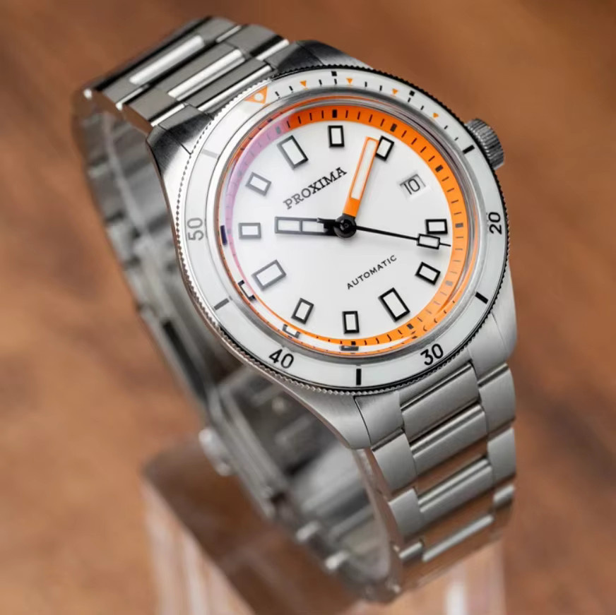 Proxima Armbanduhr Automatik, Edelstahl, 39 mm, Herren, Keramiklünette - Bild 2