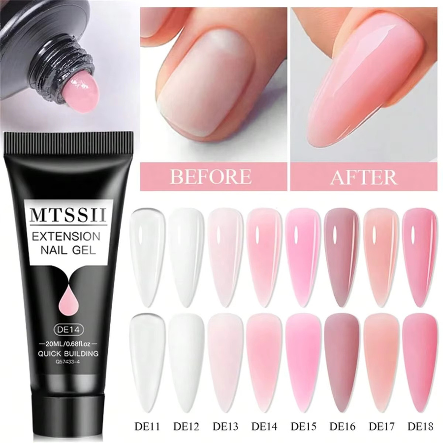 Mtssii Acryl-Nagellack-Set, 18-teilig, glänzend, Unisex - Bild 2