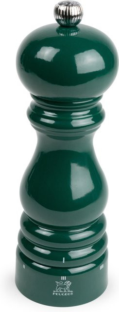 Salzmühle Peugeot Paris in Grün aus Holz, Höhe: 18,0 cm - Bild 1